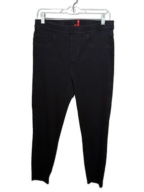 SPANX Ankle Skinny Black Pull on Jeans Women's Size Large Jeggings Stretch